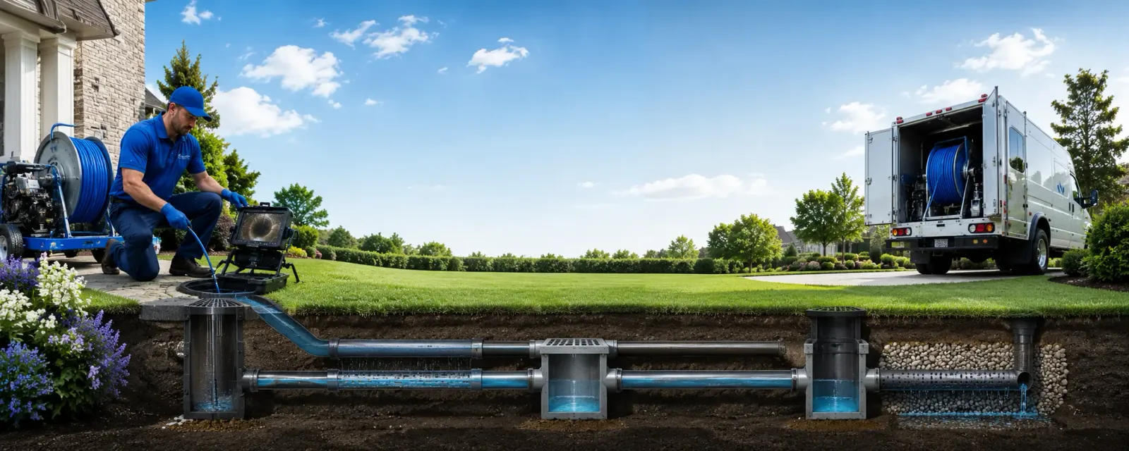 Outdoor drain cleaning information for Onaway, MI